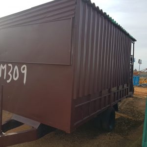 Remolque chapa cerrado M309